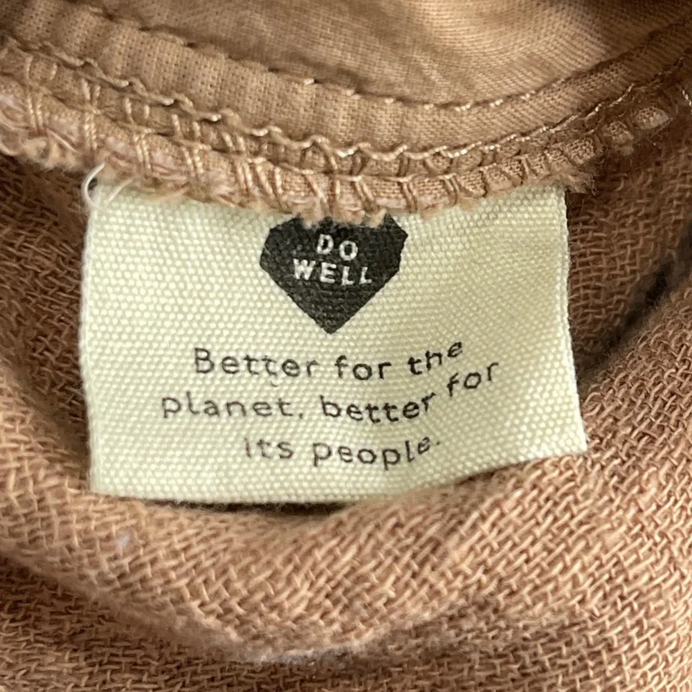 Madewell Plus Cotton-Linen Pull-On High-Rise Tapered Pants Button-Front Edition - Picture 11 of 11